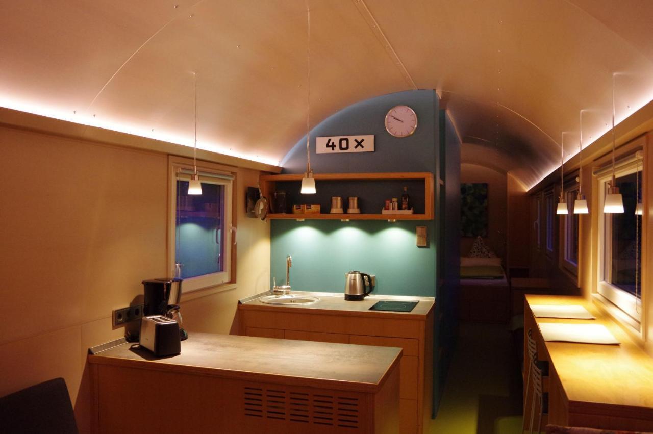 Urlaubsbahnhof-Schlafwagen Villa เลาเทอร์บาค ภายนอก รูปภาพ