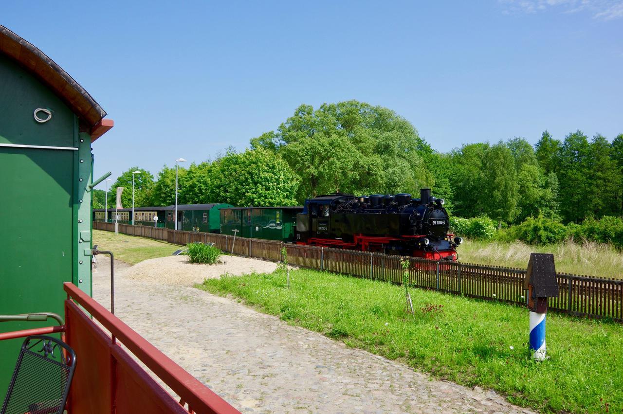Urlaubsbahnhof-Schlafwagen Villa เลาเทอร์บาค ภายนอก รูปภาพ